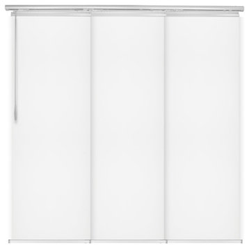 Archard 3-Panel Track Extendable Vertical Blinds 36-66"W