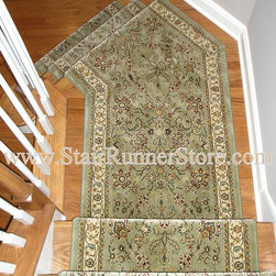 Angled Landing Stair Runner - Hall And Stair Runners