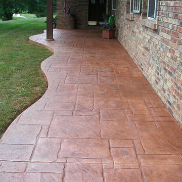 Colored and Stamped Concrete