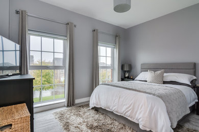 Modern bedroom in Belfast.
