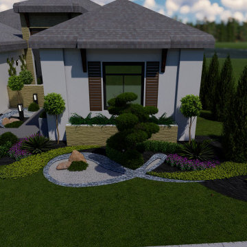 Our Latest Landscaping Job In South Florida Exemplifies Yin & Yang