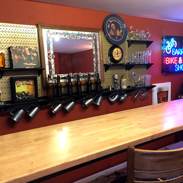 Home Bar, Craft Bar, or Dive Bar Wall Mounted Storage for Taps, Mugs, and Bottle
