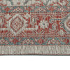 Kaleen Arelow Are01-53 Outdoor Rug, Paprika, Teal, Gray, White, 7'10"x7'10"
