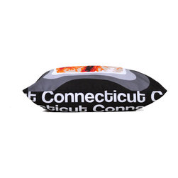 Connecticut Map Pillow, Charcoal - Decorative Pillows