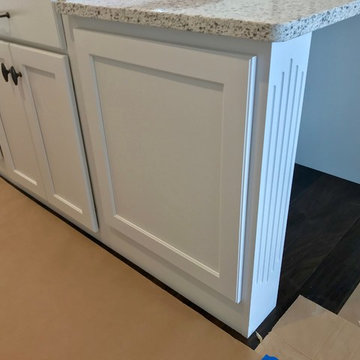 Geneseo New Construction Koch Painted White MSI Quartz Peppercorn White