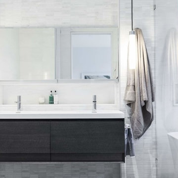 Ancient English Style Bathroom Makeover in Burbank, CA