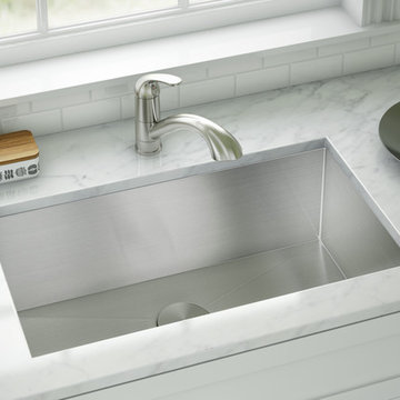 ADA-KH-2318-R15 HANDMADE STAINLESS STEEL KITCHEN SINK