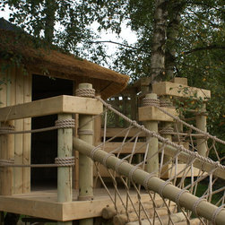 Magical treehouse on 5 levels - Garden Playhouses