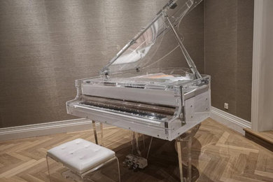 Self-Playing Crystal Baby Grand Piano