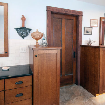 Quarter Sawn Oak Master Bathroom