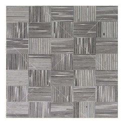 BEIGE GREY CHANNELS RUG - Carpet Flooring