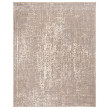Safavieh Meadow Collection MDW317 Rug, Ivory/Grey, 9' X 12'