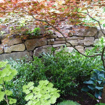 Queen Anne Residence Stone Wall