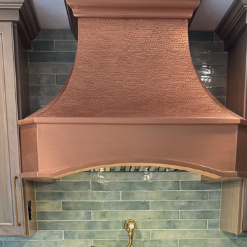 Enjoy the Harmony: Update Your Kitchen with Copper Range Hood&Sink