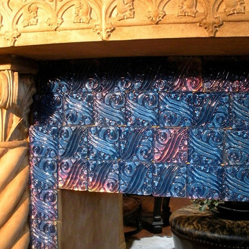 Temperature Sensitive Color Changing Fireplace