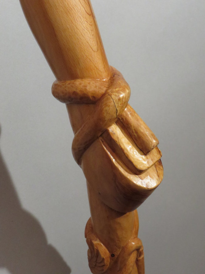 Commemorative Stafff Detail: Faux Joinery & Alpine Climbing Rope