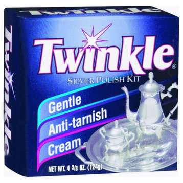 Twinkle® 525005 Silver Polish Kit with Non-Scratch Formula, 4.4 Oz