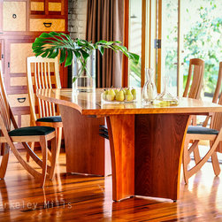 Wave Table with Harp Chairs - Dining Tables