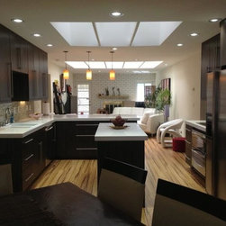 Eclipse Textured Melamine Kitchen by Nick Cox - Kitchen Cabinetry
