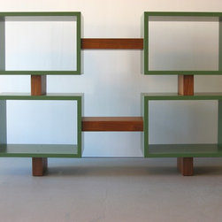Network Bookcase - Lacquer & Walnut - Bookcases