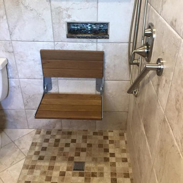 No curb shower stall