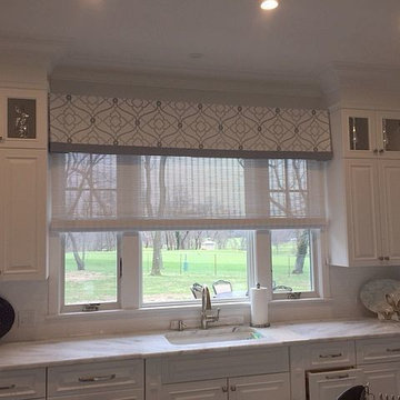 Kitchen Valance with Candice Olsen Fabric