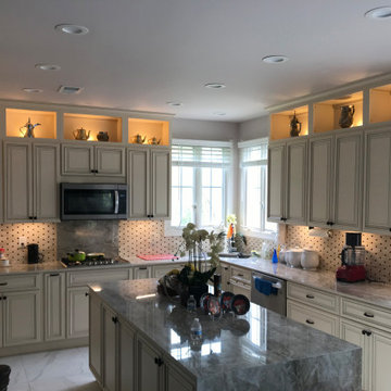 Arlington Kitchen - Double Stacked Cabinets