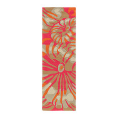 Pink Orange Rugs Houzz Surya Rai 1262 Rain Indoor Outdoor Runner 2 6
