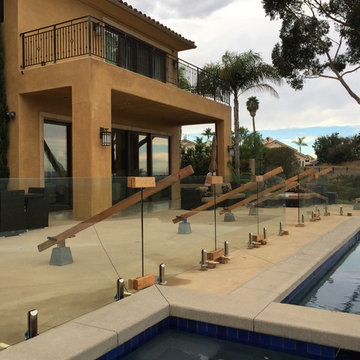 The next generation architectural frame less glass pool fence