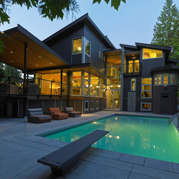 The Back Exterior Of Home
