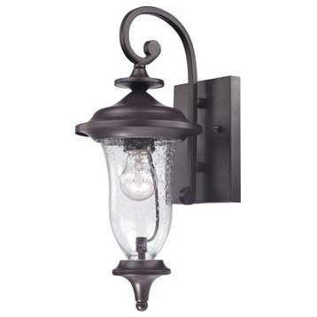 Thomas Lighting Trinity 1 Light Outdoor Wall Sconce In Oil Rubbed Bronze