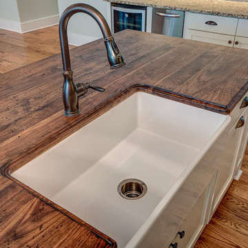 Island Top & Apron-Front Sink