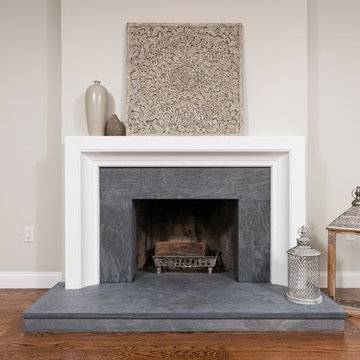 Kitchen, Bath, & Fireplace