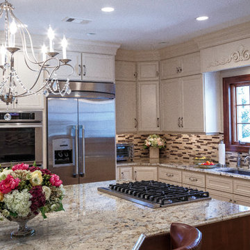 Elegant Ivory Retreat | Warm Neutrals & Textured Mosaic Accents