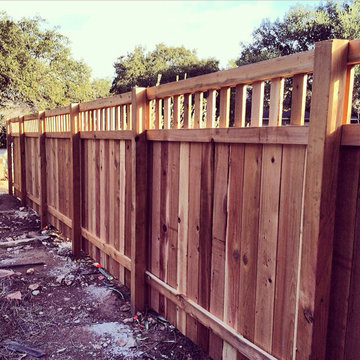 Vertical Wood Fence
