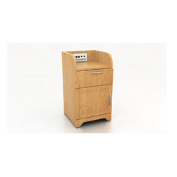 Bedside Table with Power and Data - Nightstands And Bedside Tables