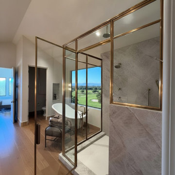 Custom Living Bronze Shower Enclosure | Troubadour Golf & Field Club