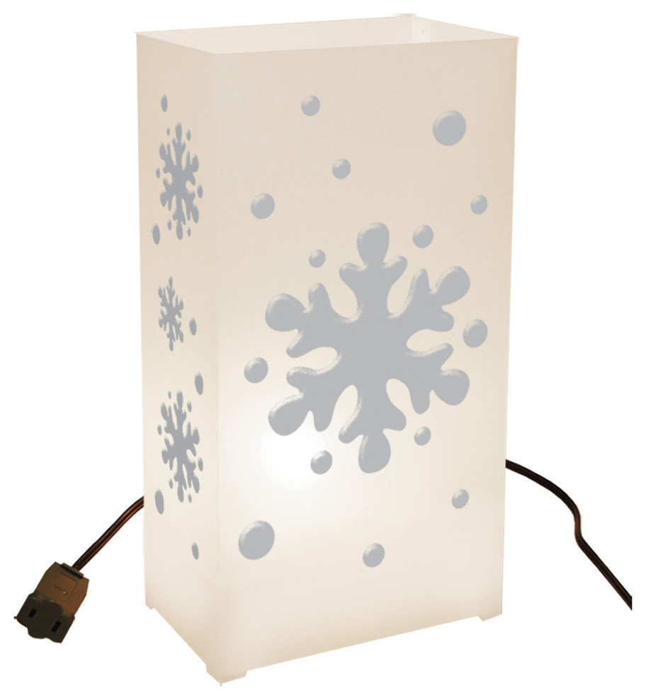 Electric Luminaria Kit Snowflake