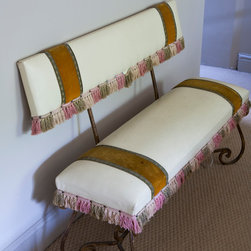 A Cotswold's Arts & Crafts Farm - Upholstered Benches