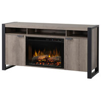 Dimplex Pierre Media Console Electric Fireplace With Logs