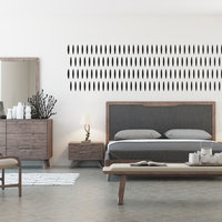 Nova Domus Soria Gray and Walnut Bed, Queen - Midcentury - Platform Beds - by Vig Furniture Inc ...
