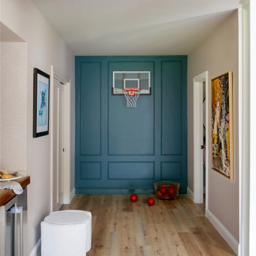 Oak Hill |Custom Basketball Hoop Feature Wall