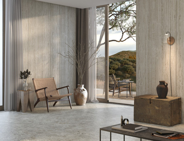 Contemporary Living Room by Cosentino Australia