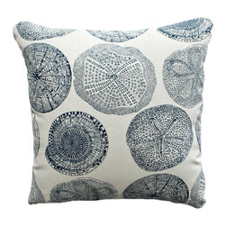 Sand Dollar Deep Sea Accent Pillow (reverse) - Decorative Pillows