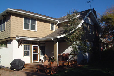 Example of a classic exterior home design in Minneapolis