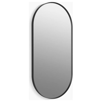 Kohler Essential 40-1/16" x 20-1/16" Oval Flat Framed Bathroom Mirror