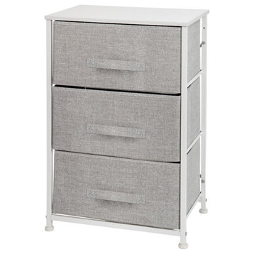 Flash Furniture 28" Tall Organizer, White/Gray