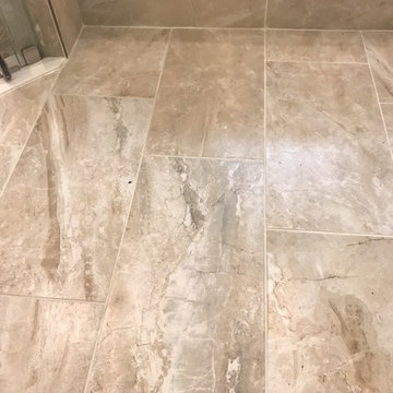 Master Bathroom with Soaking Tub Centerpiece