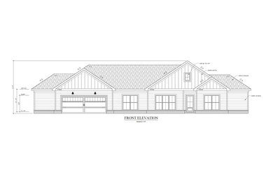 Example of a country home design design in Nashville
