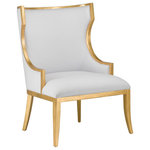 Currey and Company - Currey and Company 7000-0841 Chair, Gold Finish - Currey and Company 7000-0841 Chair, Gold Finish
